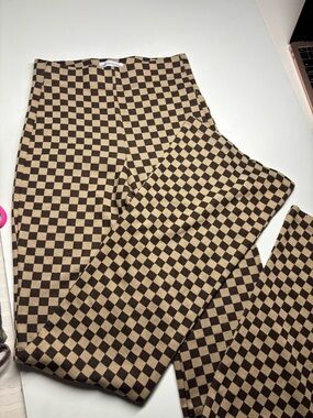 Urban Outfitters Checkered Flare Pants